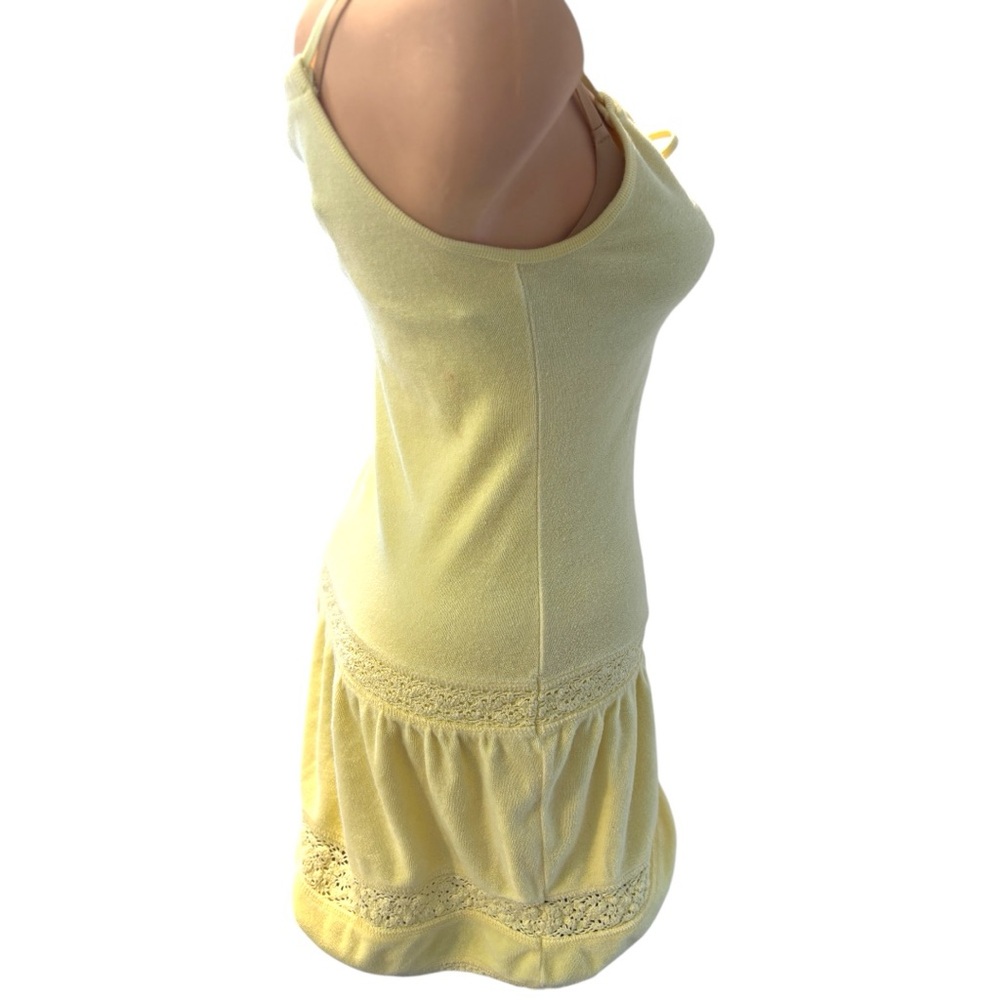 VTG Y2K Victoria’s Secret Moda International Yellow Terry dress beach coverup - Picture 9 of 16